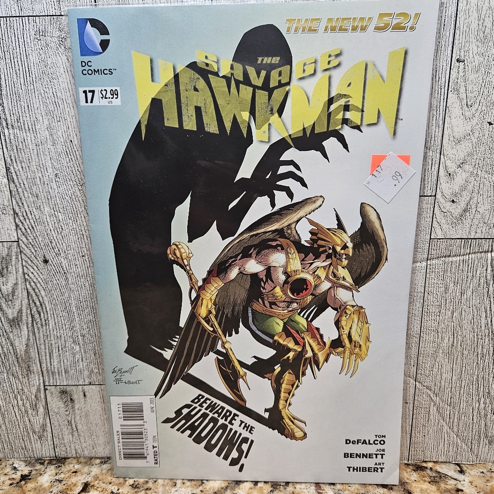 The Savage Hawkman #17 Beware The Shadows! The New 52! DC Comics Comic Book